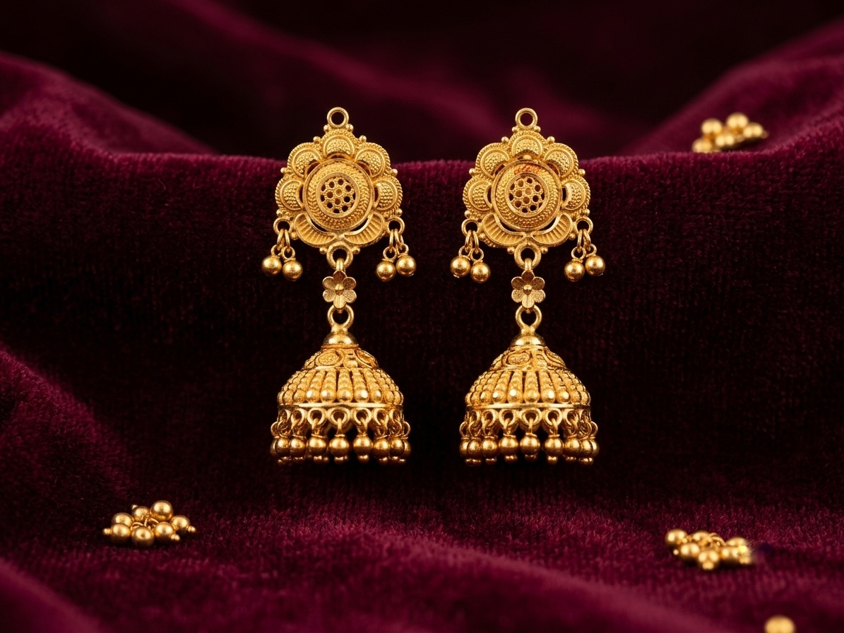 Heritage Dome Jhumkas