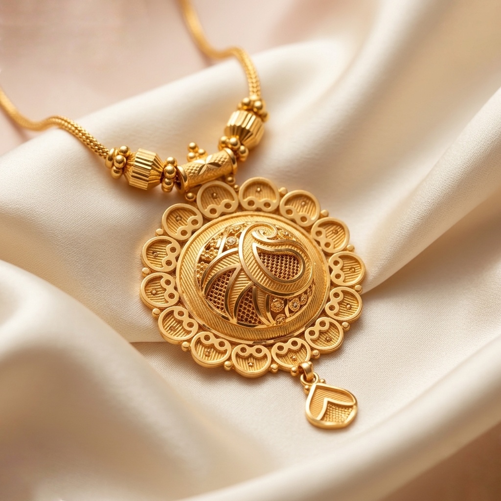 Paisley Pendant Necklace