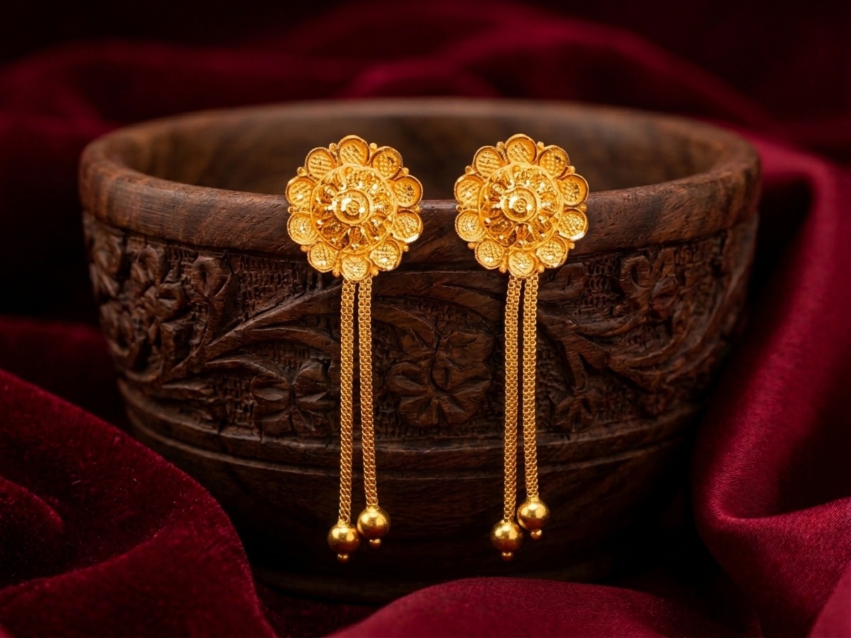 Floral Chain Drops